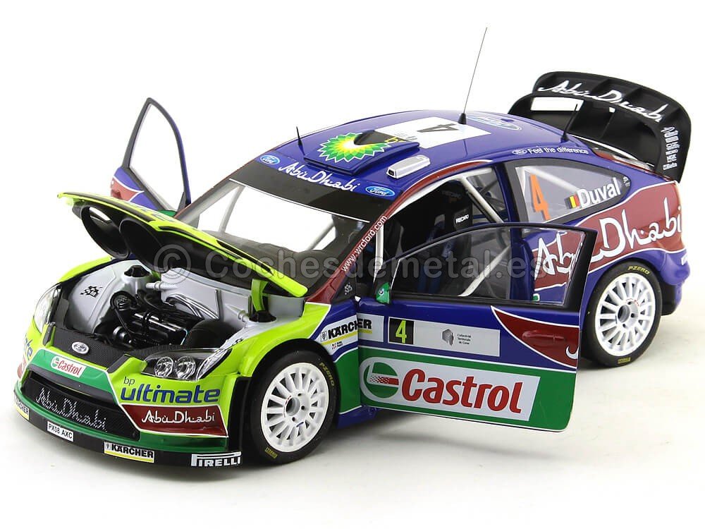 Ford Focus RS WRC09 限定版ミニカー 1:18 SunStar 1:18 Ford Focus RS–Ken Block–2010 Rally day show at