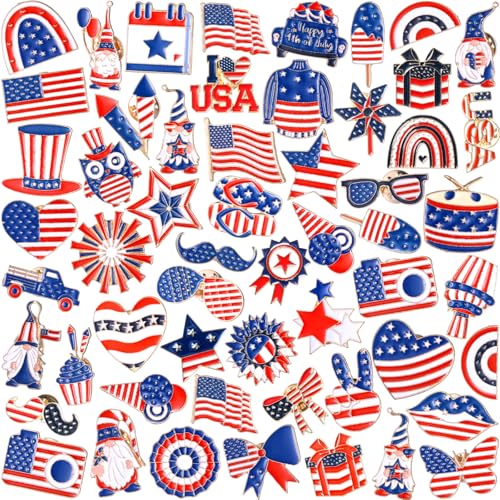 Kenning 100 Pcs American Flag Pins Bulk USA Lapel Pin Red White and Blue Brooch Patriotic Souvenir Badge Pins for Memorial Veteran Day Backpacks Clothes Bags Accessories