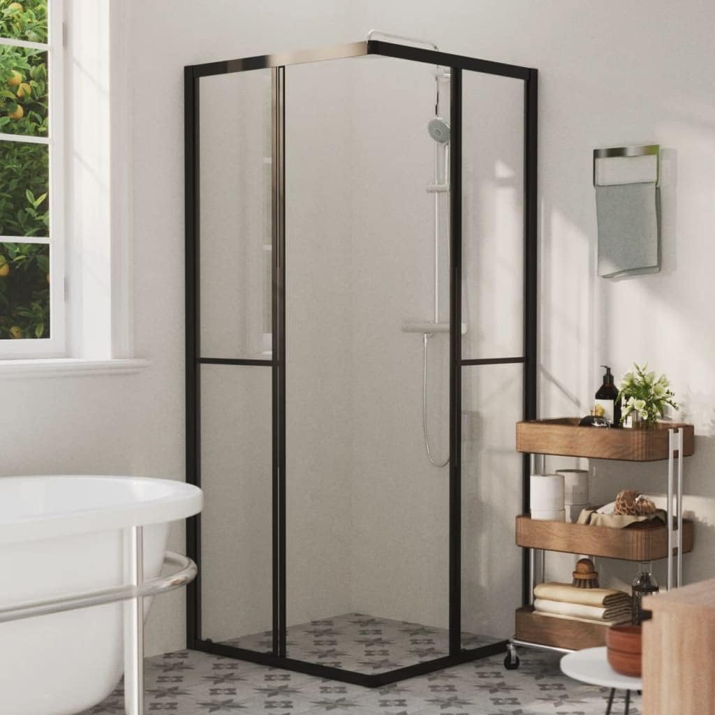 Shower Cabin 31.5" x 31.5" x 70.9" Square Shower Enclosure with Safety Glass and Aluminum Profile, Modern Transparent Bathroom Shower Stall