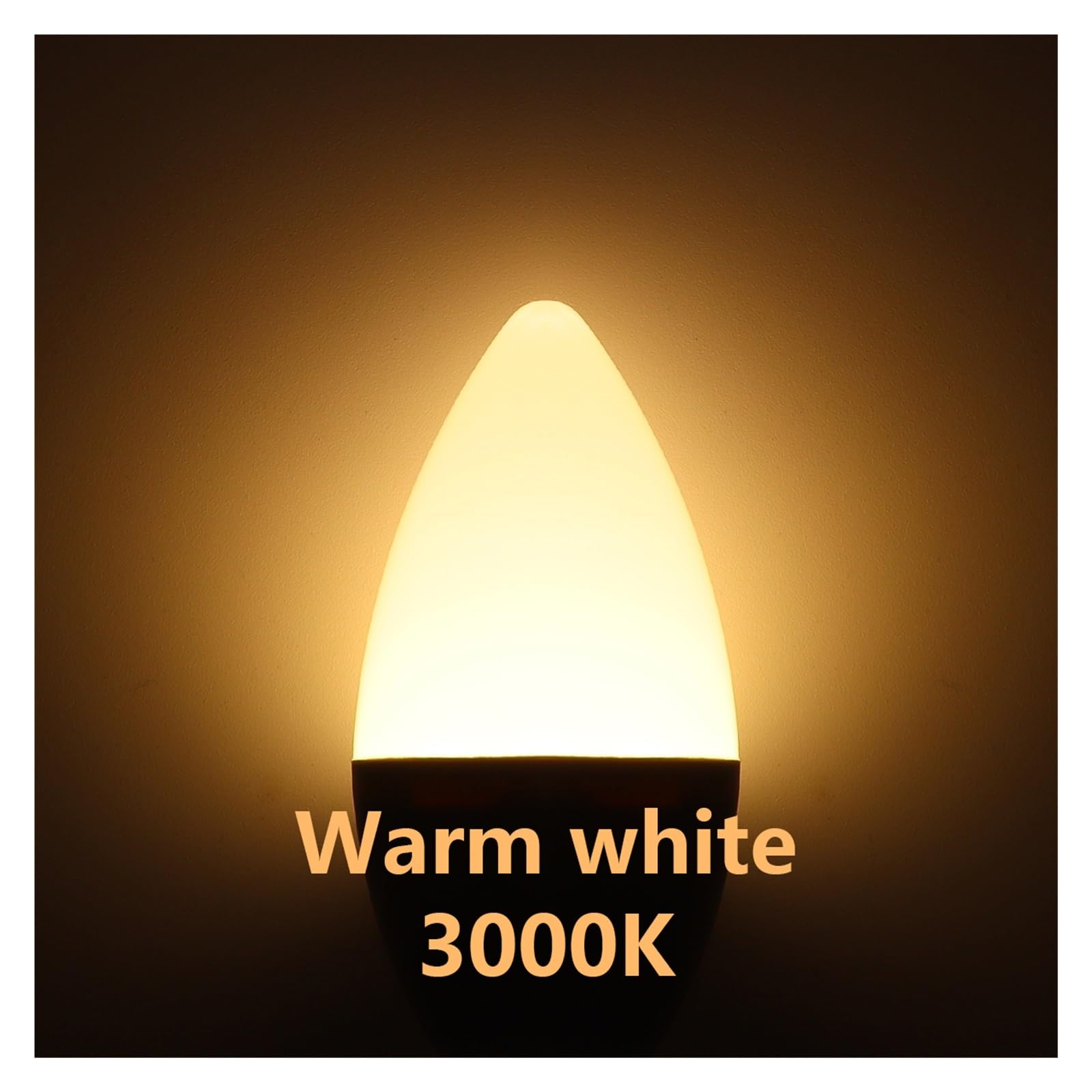 RAHBI 20 sztuka Led żarówka świeczka C37 3w 5w 6w 7w ciepły biały zimny biały światło dzienne B22 E14 E27 AC220v-240v 6000k do dekoracji wnętrz lampa leisurely (Color : E27-3000K, Size : 7w)