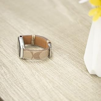 Sidart Luxury Soft Designer Leather Band Compatible with Apple Watch Series Ultra 9 8 7 6 5 4 3 2 1 SE, 38mm 40mm 41mm 42mm 44mm 45mm 46mm 49mm Single Tour for Women and Men