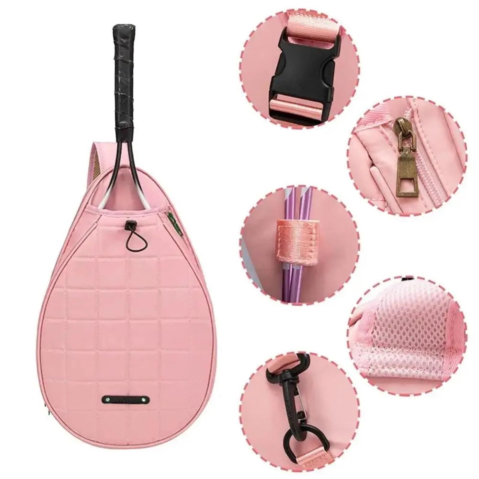 Borsa per Racchetta da Tennis Accessori da tennis Borsa a tracolla di grande capacità