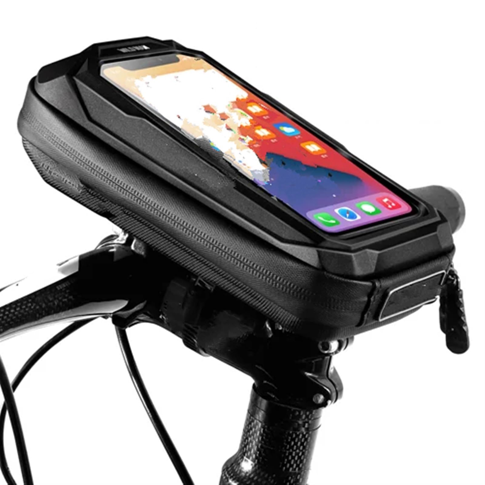 Support Telephone Velo Sac Support Téléphone Portable Vélo Étui Étanche pour Vélo Support Téléphone Portable 6,9 ​​Pouces Guidon Accessoires Vélo VTT Telephone Moto Rotation