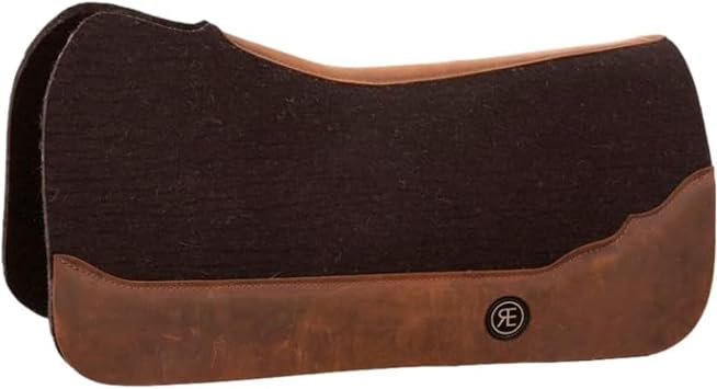 Reinsman Open Wither Apex Saddle Pad | Durable All-Purpose Pressed Wool Felt Shock-Absorbing Moisture-Wicking Western Horse Saddle Pad | Ranch Riding, Horse Training & Equestrian Sport