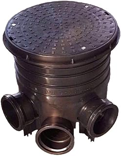 320mm Manhole Inspection Chamber Manhole - Base, 1 Riser, Cover & Frame