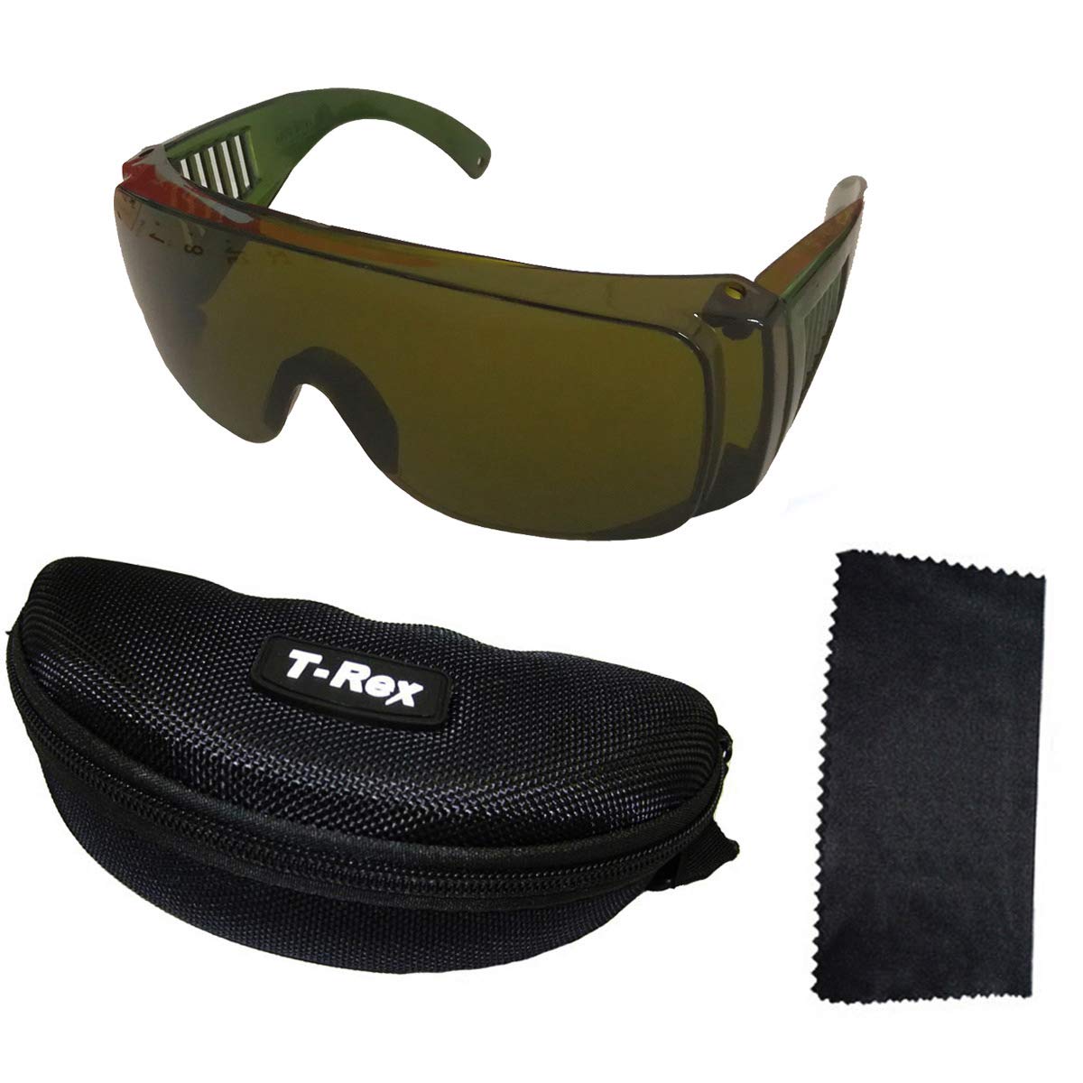 Occhiali Di Protezione,Occhiali Di Protezione Laser Che Coprono Occhiali Semiconduttori Solidi 800Nm-1100Nm E Occhiali Laser in Fibra Unisex