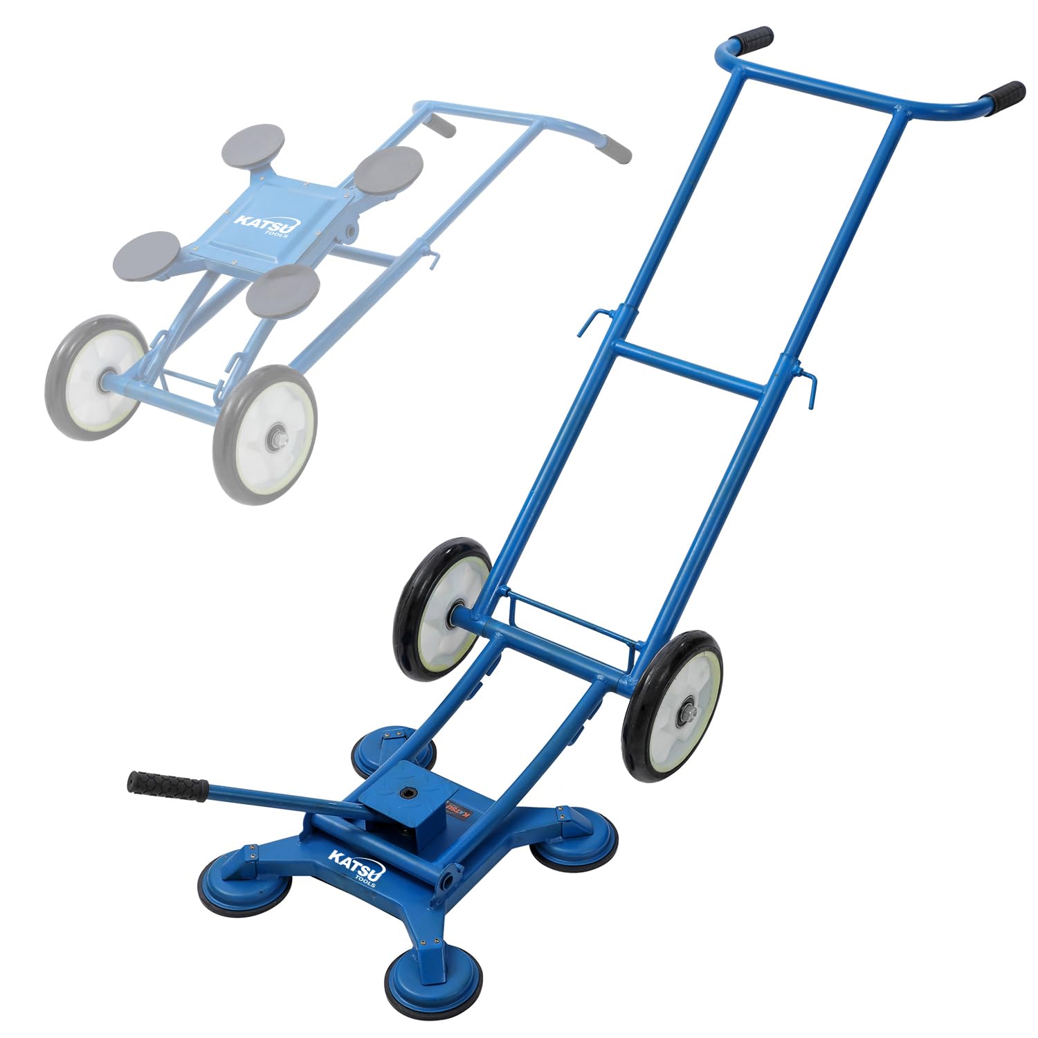 KATSU Tools 60kg Tile Slab Trolley with 4 x 5 inch Suction Cups