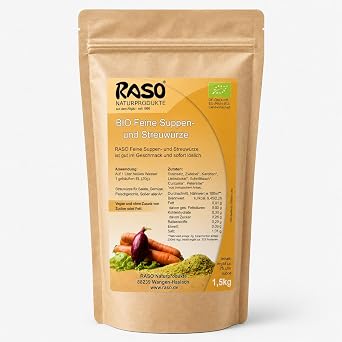 Soup Vegetable Broth Organic 1.5 kg Refill Pack Grained Broth Extra Fine   BASICHES FOOD