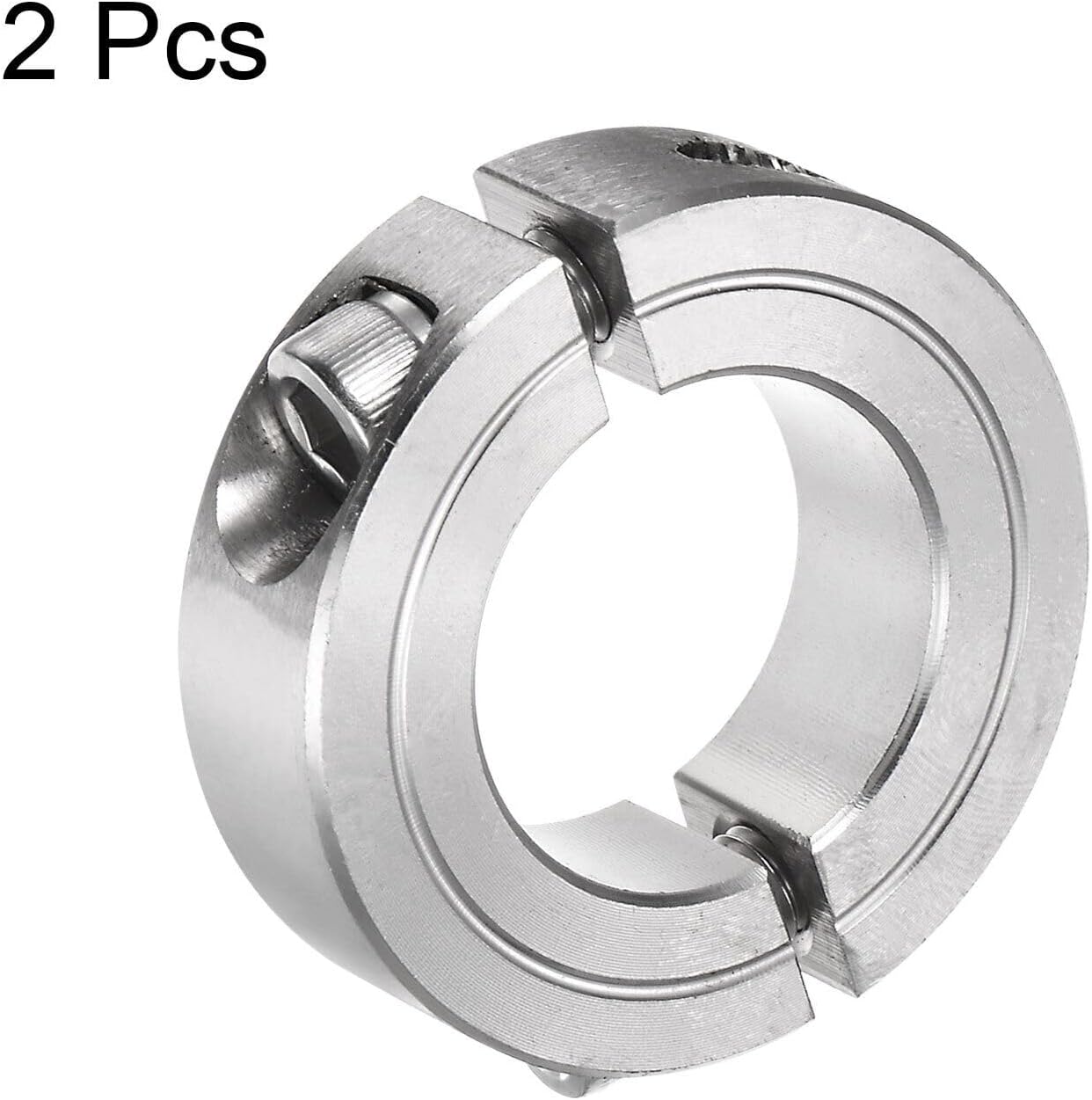 Toolparts And Accessories 2pcs Double Split Shaft Collar 1" Bore Two-Piece Clamping Collar 1-3/4" OD (#CN#130824-09438)