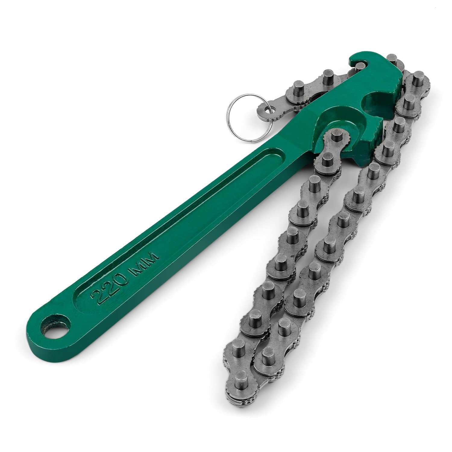MYLERCT 9 Inch Chain Oil Filter Wrench - Adjustable for Car Maintenance and Mechanical Disassembly
