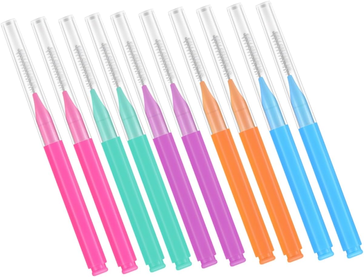 200pcs Interdental Brushes Lightweight Cleaning Tools for Between Teeth Ergonomic Design Compact Oral Care