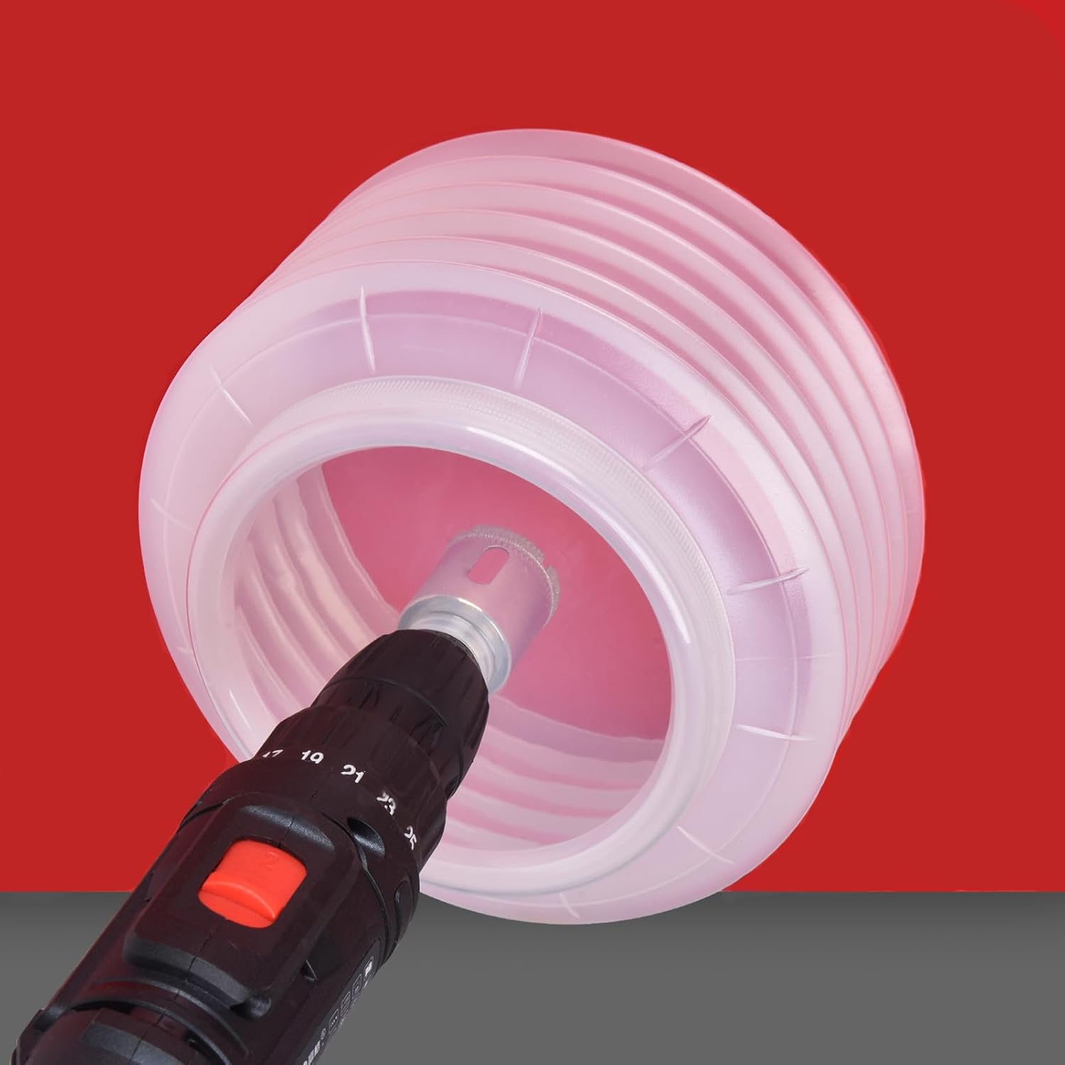 Hole Saw Dust Bowl, Drill Dust Collector, for Installing