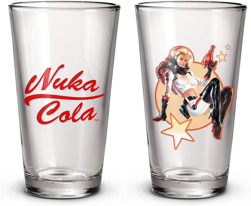 Xikkpaa Fallout Nuka Cola 2-Pack Pint Glass Set
