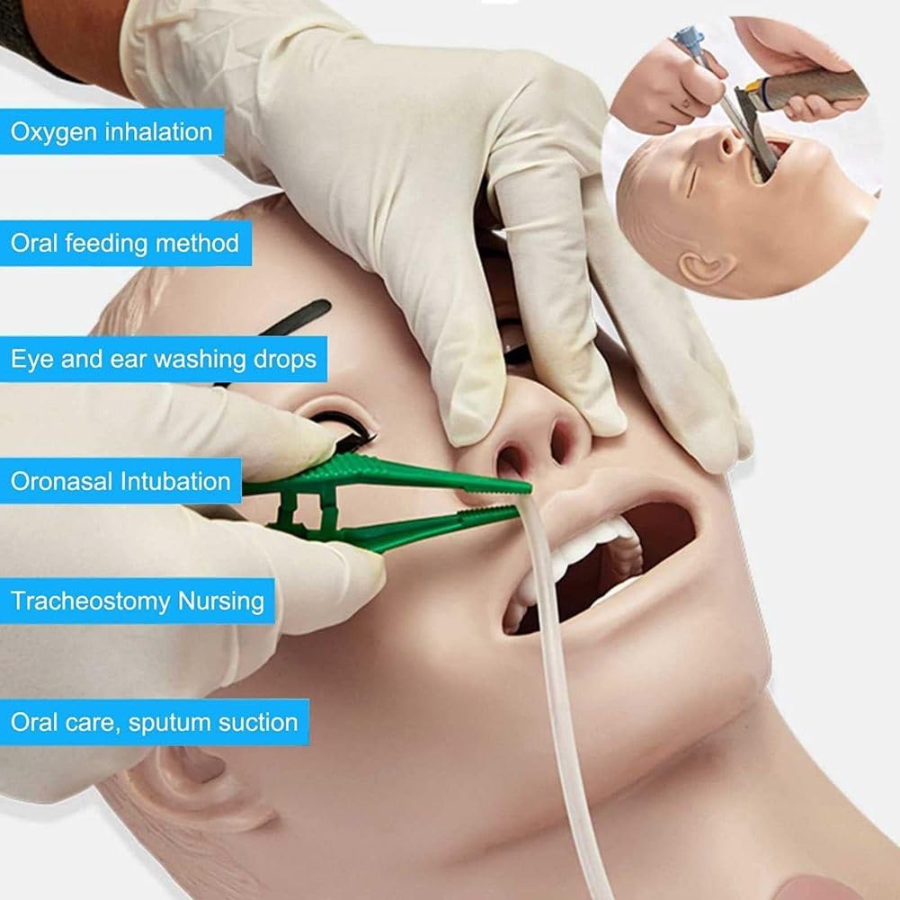 Symulator szkoleniowy w nagłych wypadkach – zaawansowany, w pełni funkcjonalny model anatomiczny dla mężczyzn i kobiet do treningu przebicia, wtrysku i cewnikowania