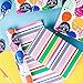 WRAPAHOLIC Reversible Birthday Wrapping Paper - Mini Roll - 17 Inch X 33 Feet - Colorful Balloon with Confetti Design for Birthday, Holiday, Party, Baby Shower