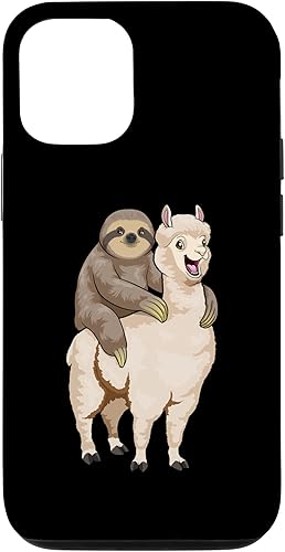 Funda divertida para iPhone 1212 Pro con diseño de perezoso y llama, diseño de llama perezoso