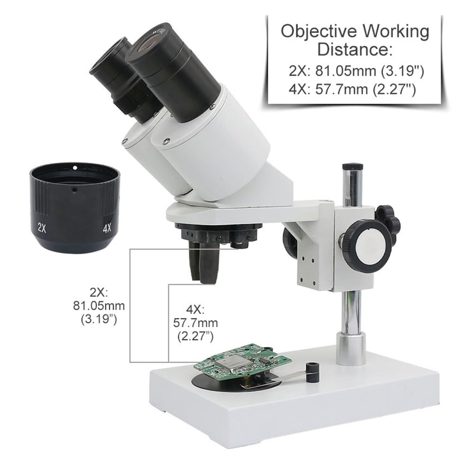Microscopio Estéreo Binocular Industrial, Herramienta De Reparación Soldadura PCB For Reloj Teléfono Móvil E Inspección, 20x 40x NíTido Y Preciso