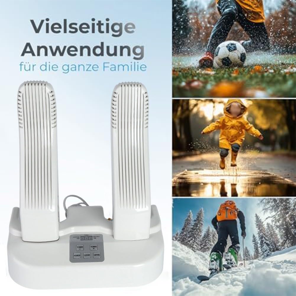 Asciugascarpe Elettrico con Timer 240 Min Anti-Odore