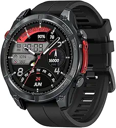 Zeblaze Stratos 4 Smartwatch Relogio Inteligente Masculino Relógio Inteligente, GPS 170+Esportivo, 5ATM a Prova d'Agua, Chamadas Bluetooth,Android Smart Watch for Android IOS