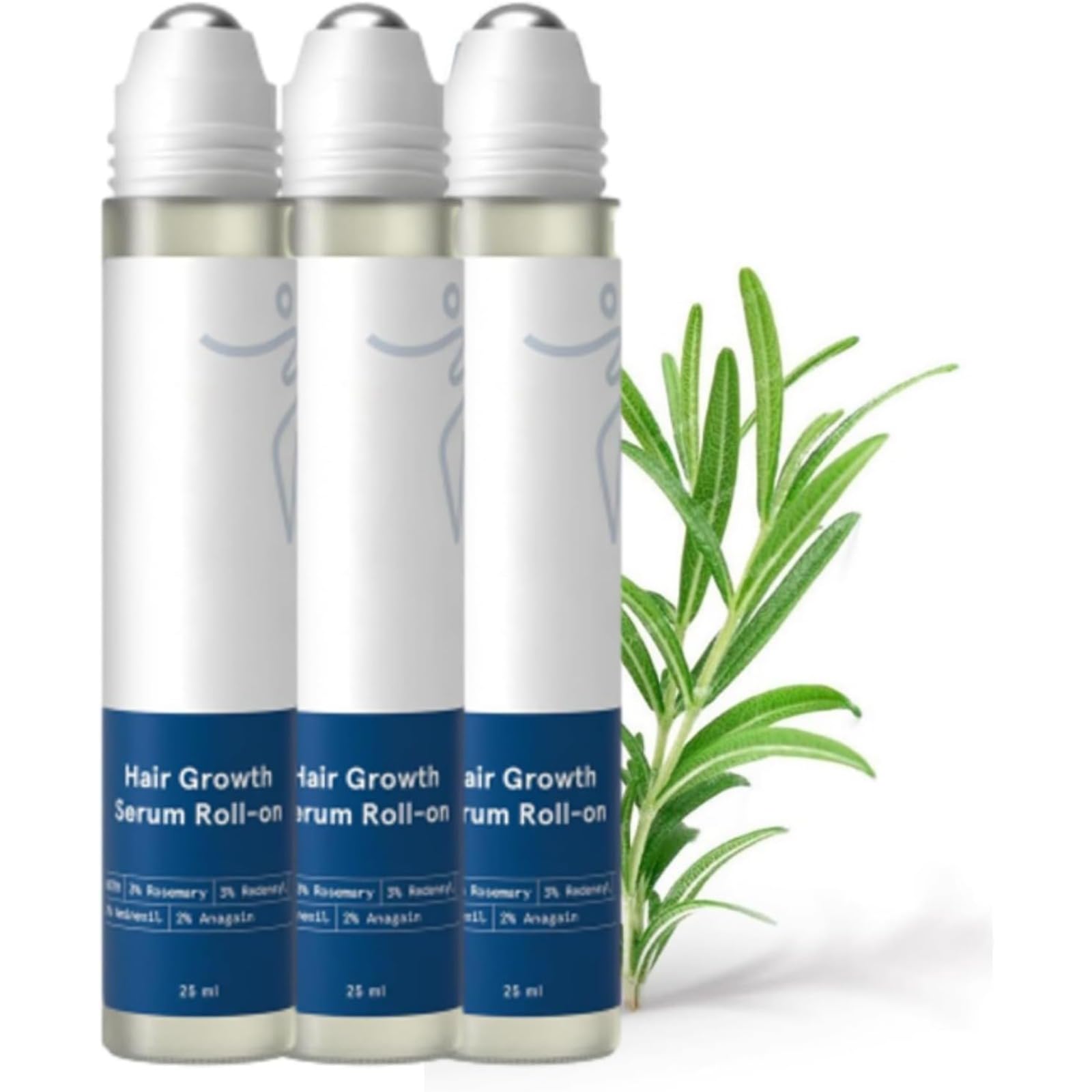 Depura - Siero Rigenerante Per Capelli – Siero Roll on Capelli - Anti Caduta Rinforza Radici Crescita Sana Cuoio Capelluto Non Grasso Leggero Trasportabile Uomo Donna (3 Pcs)