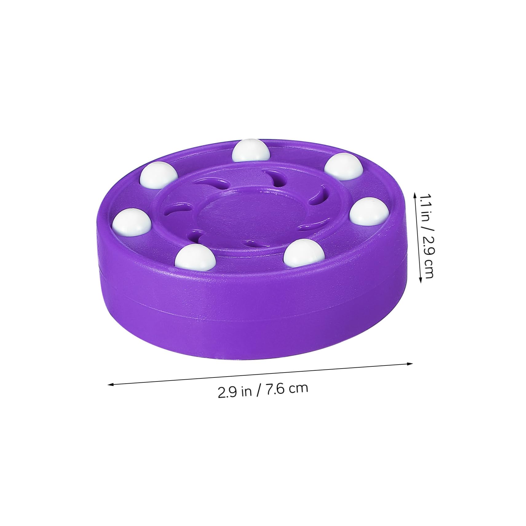 GALPADA 6pcs Ice Hockey Puck Hockey Indoor Multi Surface Hockey Puck Gym Hockey Puck Floor Hockey Soft Hockey Pucks Street Hockey Puck Practice Hockey Pucks Color Abs