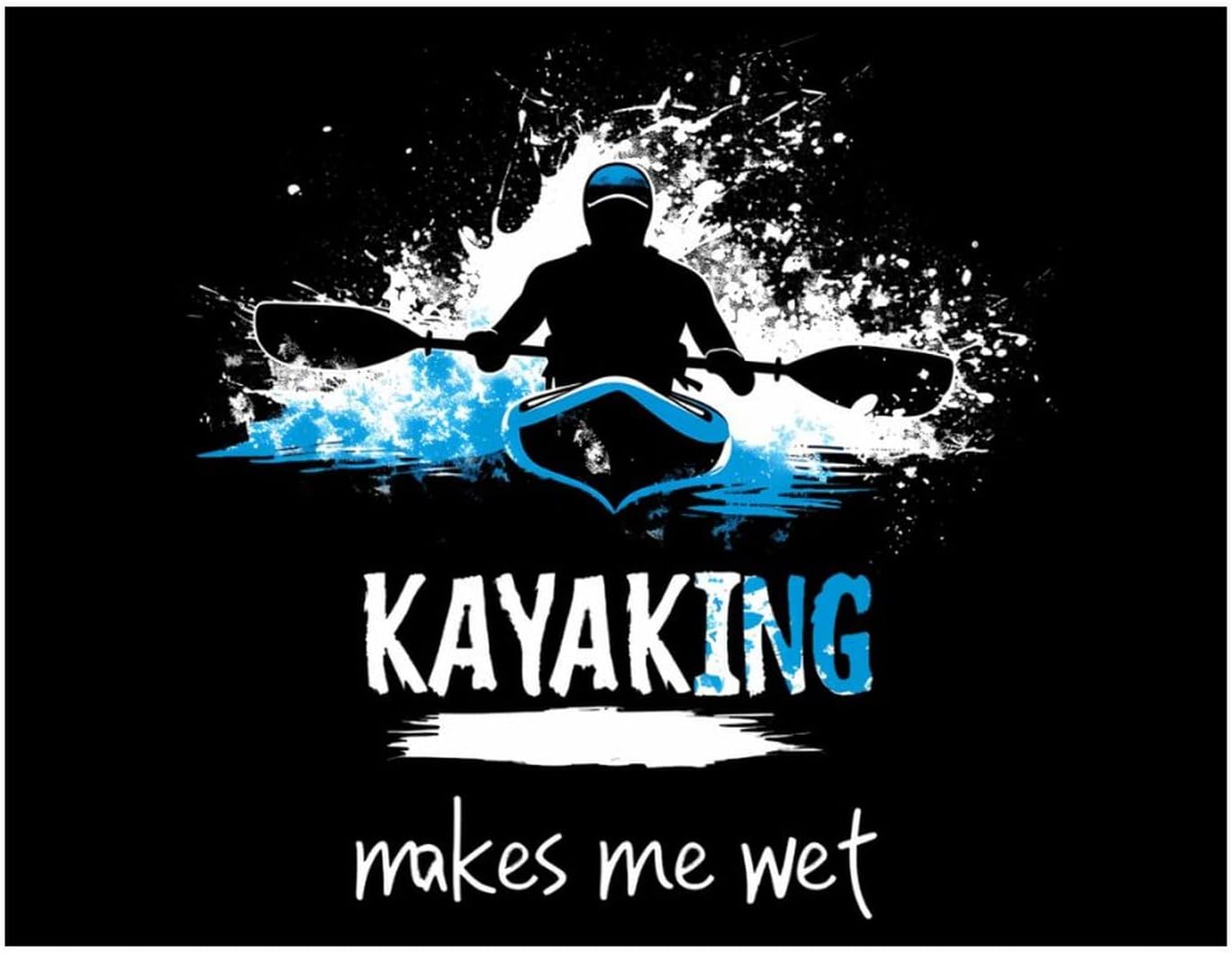 Kayaking Makes Me Wet Printed Diamond 5D Painting Kit 16x20in DIY Full Drill Craft with Tools for Home Wall Decor Gift Blackwood 50 * 40cm