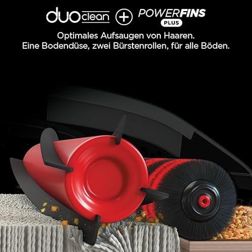 Shark Stratos kabelloser Akku-Staubsauger, PowerFins Plus, 60 Min Laufzeit, Anti-Hair-Wrap- & CleanSense IQ-Staubsauger kabellos, Fugen- & Multi-Oberflächen-Aufsätzen, Roségold/Anthrazit, IZ400EU