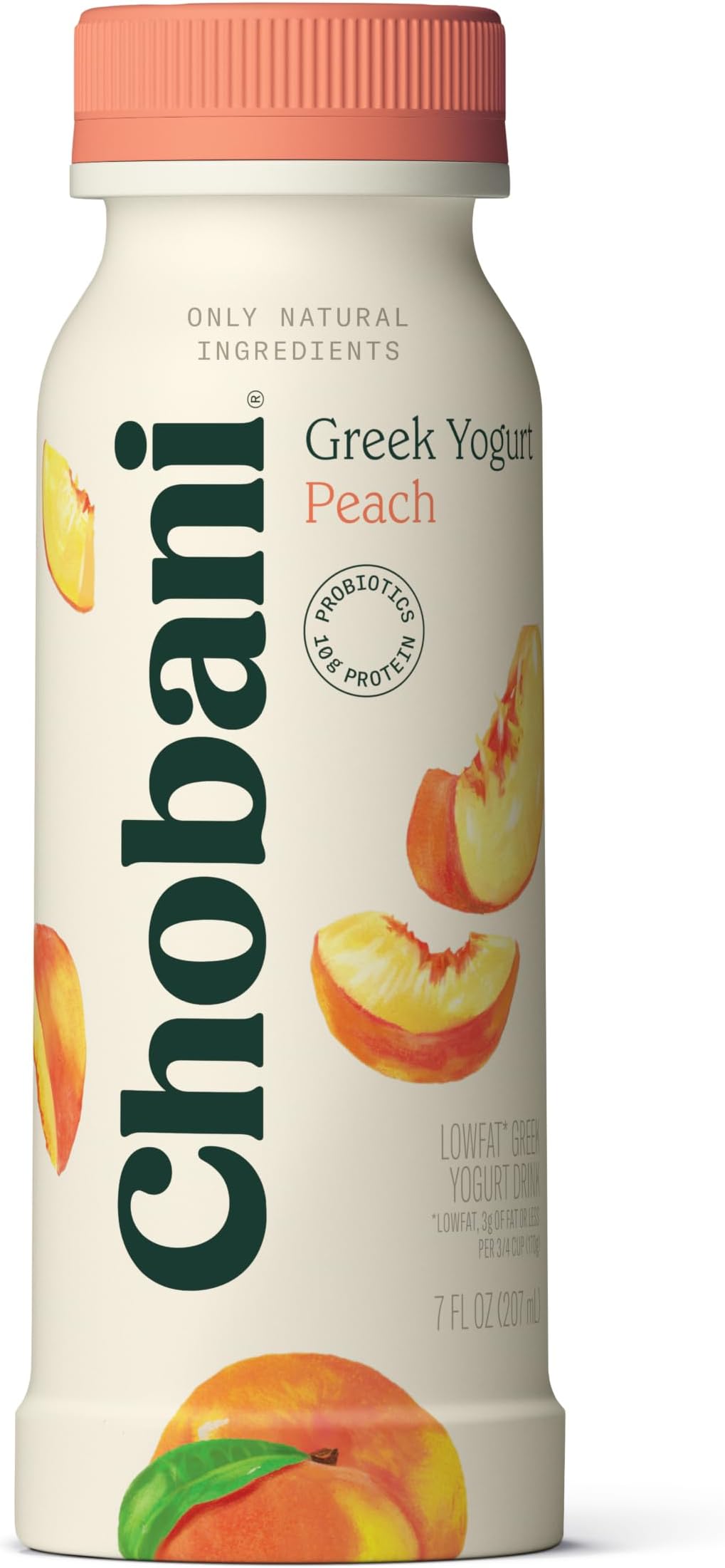 Peach Low-Fat Greek Yogurt Drink 7 Fl oz