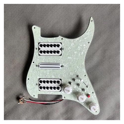 エレキギターピックガードピックアップ 配線済み ST HSH ピックアップ 3 層エレキギター ピックガード マルチ機能 スプリット コイル