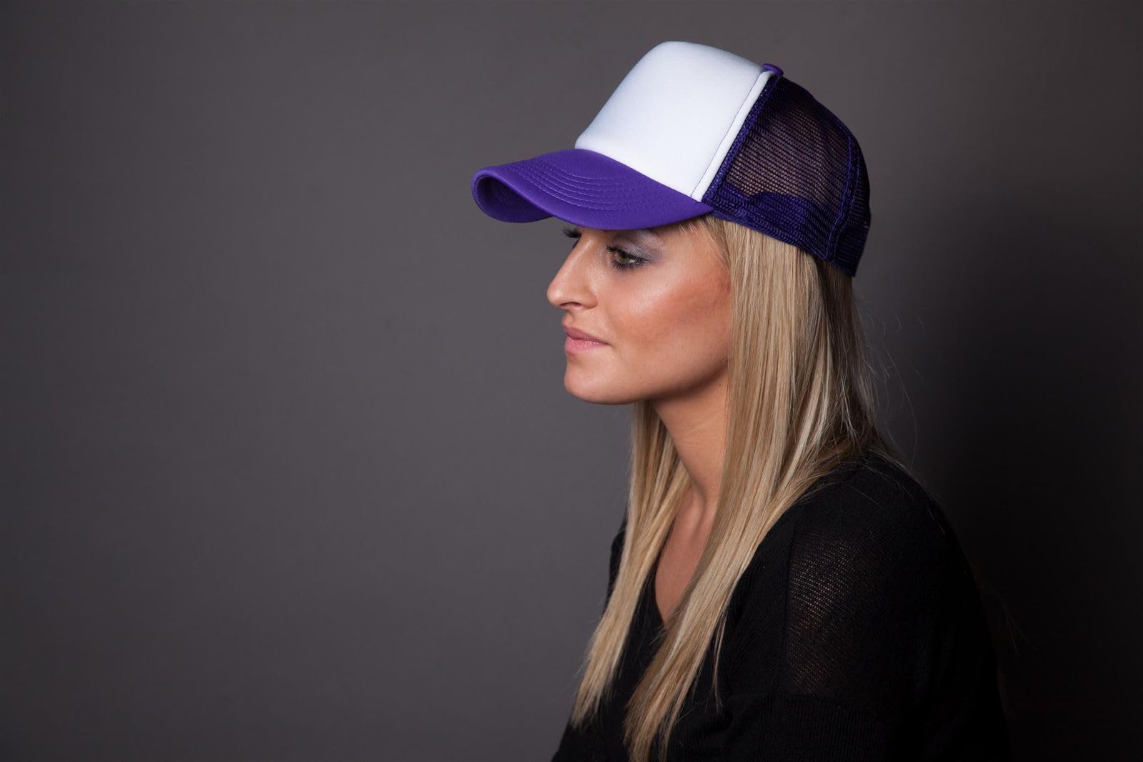 styleBREAKER Gorra de Camionero Unisex de 5 Paneles con Malla Transpirable, Cierre Ajustable con Clic, diseño Ligero y ventilado para Hombres y Mujeres
