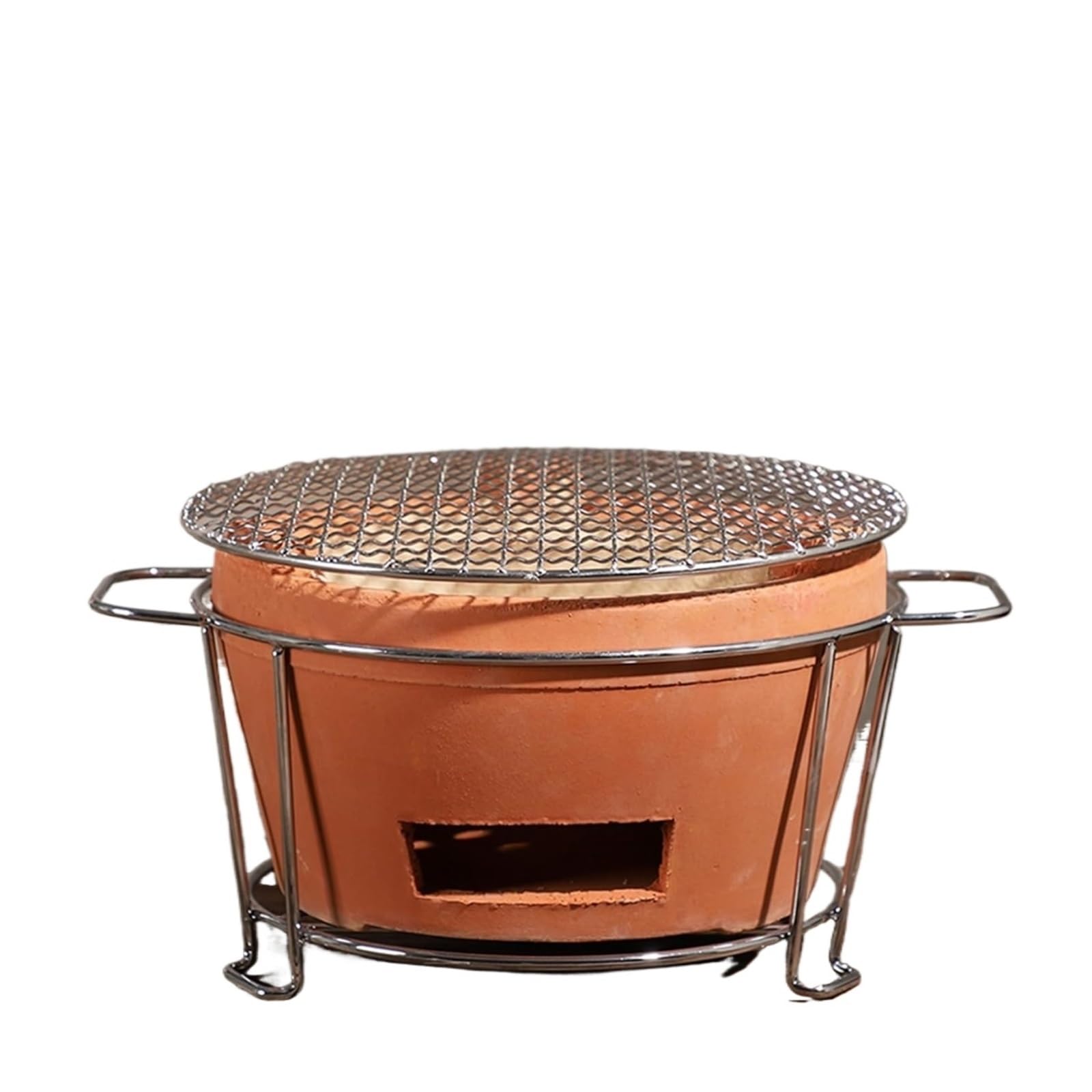 Grill węglowy, piec węglowy z gliny, wielofunkcyjny piec do grilla ceramicznego, przenośny grill ceramiczny, grill stołowy do domu, na piknik, kemping, do parzenia herbaty i gotowania na świeżym powie