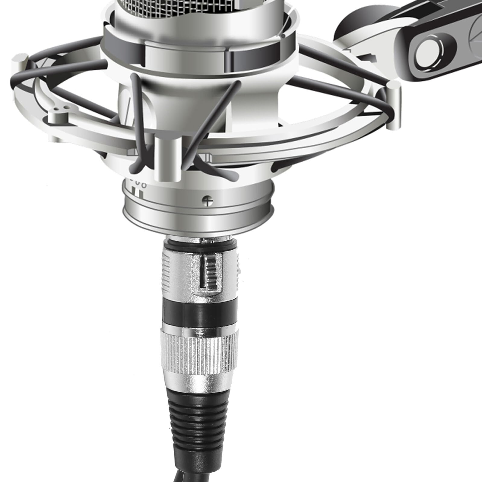 6 pezzi Cavo Xlr Microfono Maschio Femmina Pin in Rame Senza Ossigeno per Audio Professionale Connessione Affidabile per Studio Live e Home Theater