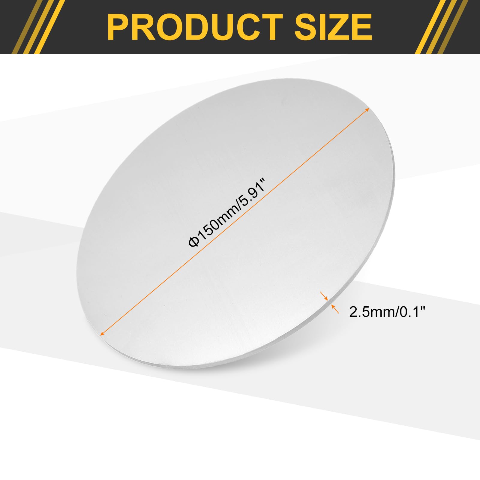 6" Aluminum Discs - 6061 Alloy for Stamping -2