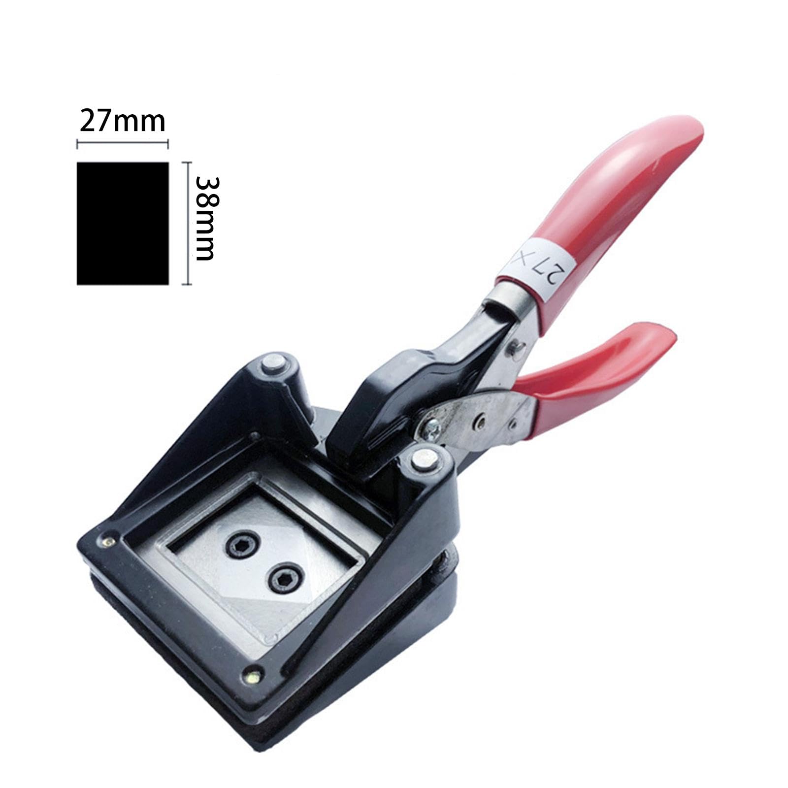 Cortadora de metal profesional 27×38 mm para tarjetas, oficina y manualidades