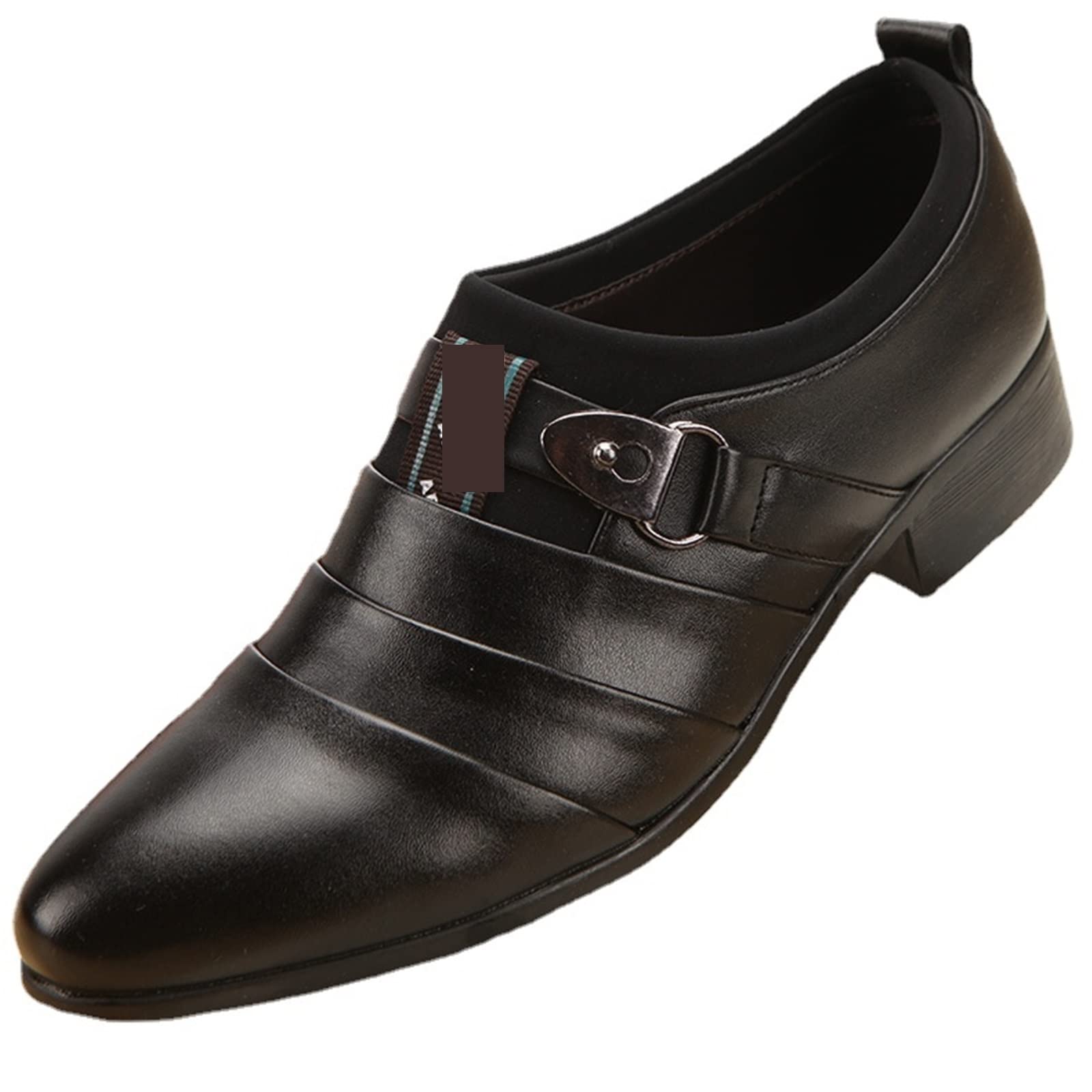 HJUGHPN Formele Schoenen Voor Mannen Heren Trouwschoenen Formele Feestschoenen voor Mannen Merk Kantoor Schoenen Mannelijke Feestkleding Schoenen Lace-Up Business Heren (Schwarz, 11