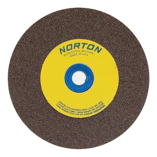 NORTON 66253263360 12'' X 2'' X 1-1/4'' FINE Type 01 Straight Gemini Bench & Pedestal Grinding Wheel