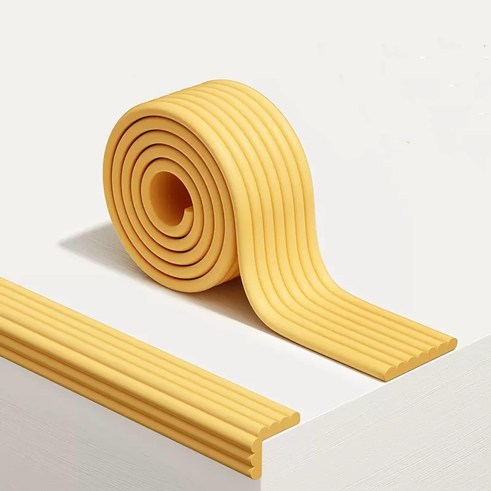 Protezioni Angolari,Protezioni Angolari da Tavolo per Bambini,Protezione Bordi,Protezioni Angolari di Sicurezza,Protezione Angoli in Schiuma Antiodore,Larghezza 8 cm,8m-Yellow