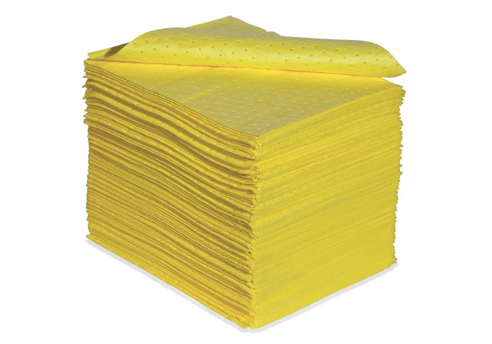 DENSORB Chemikalienbindemittel Vlies Matten, Economy Single, light, 40 x 50 cm, 200 Stück