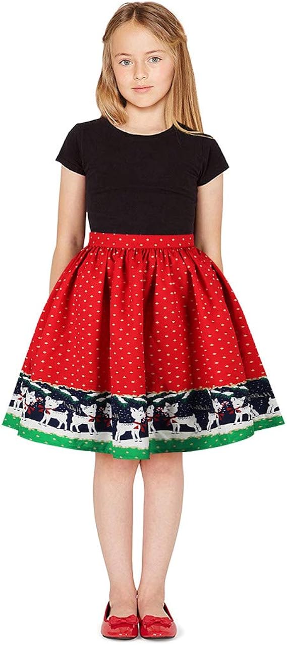 Girls christmas skirt Clearance