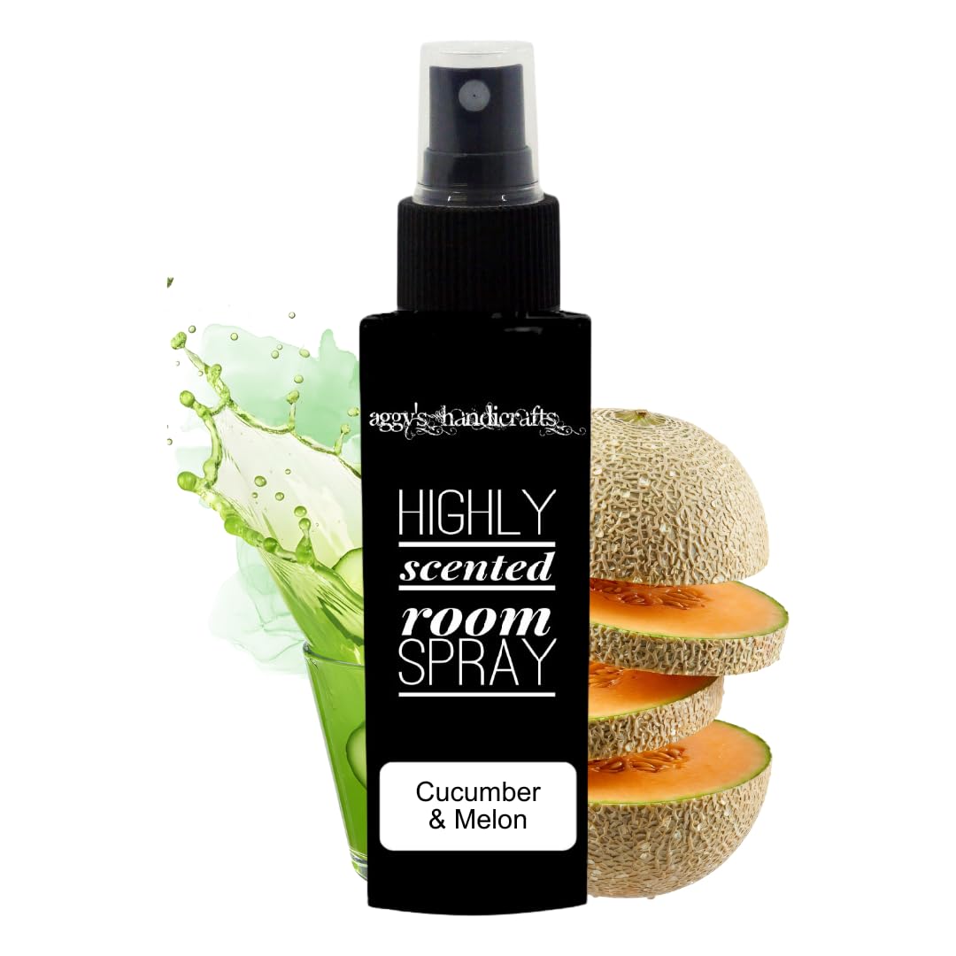 CUCUMBER & MELON Handmade Highly Scented Room Spray (Travel Size)