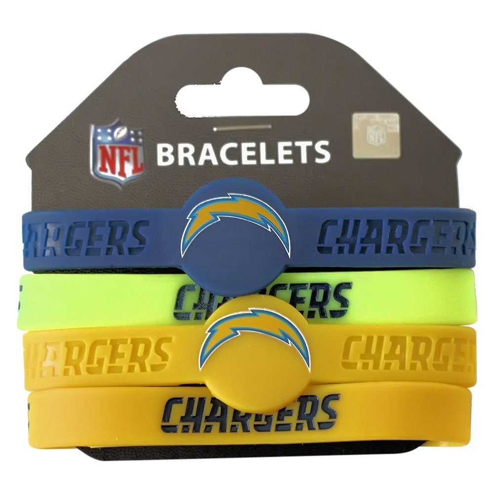 NFL Silicone Bracelets, 4-Pack