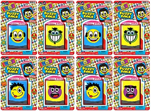 Ja-Ru Emoji Fuzzy Face Party Favor Bundle Pack : Amazon.in: Toys & Games