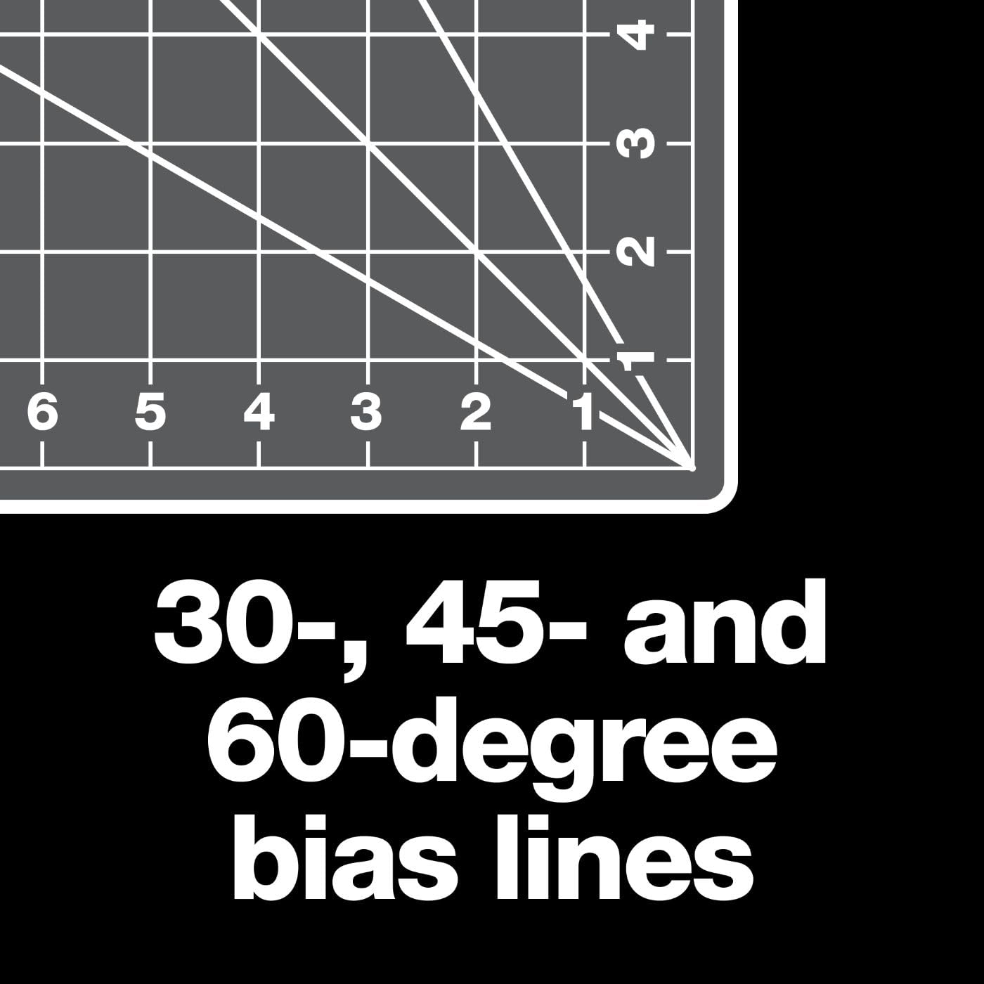 Fiskars Self Healing Cutting Mat for Crafts and Sewing - 18" x 24" Rotary Fabric Cutting Craft Mat with Ruler Grid - Craft Supplies - Gray