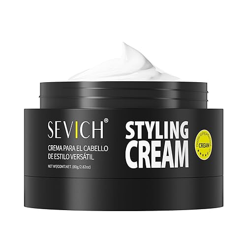 SEVICH Crema para peinar el cabello para hombre, gel mate potente para el cabello, contiene esencia vegetal, moldeador persistente, fresco y no