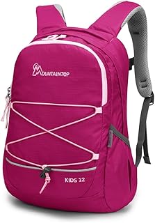 10L Zaino per Bambino Montagna Zainetto Bambino Satchel Scuola Asilo Piccolo Ragazzi Ragazze 2-6 Anni 22x15x38cm