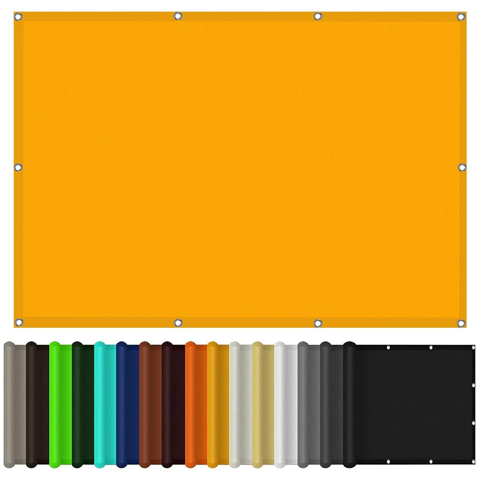 Voile d'ombrage anti 98% UV protection solaire tissu or pour patio
