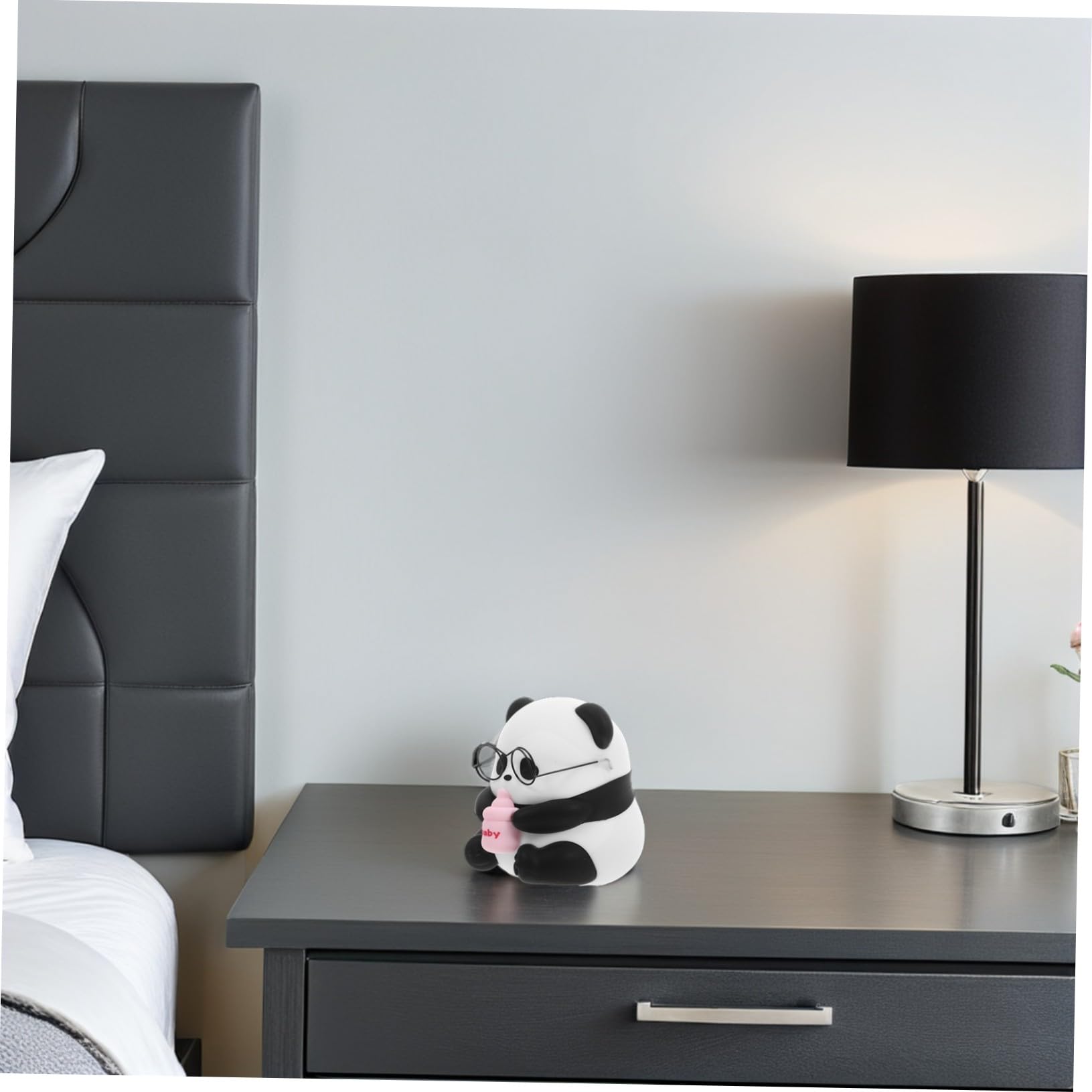 Toddmomy Lámpara Infantil Panda Silicona Recargable LED Regulable para Dormitorio Lámpara de Mesa Portátil Energéticamente para Habitación Niña