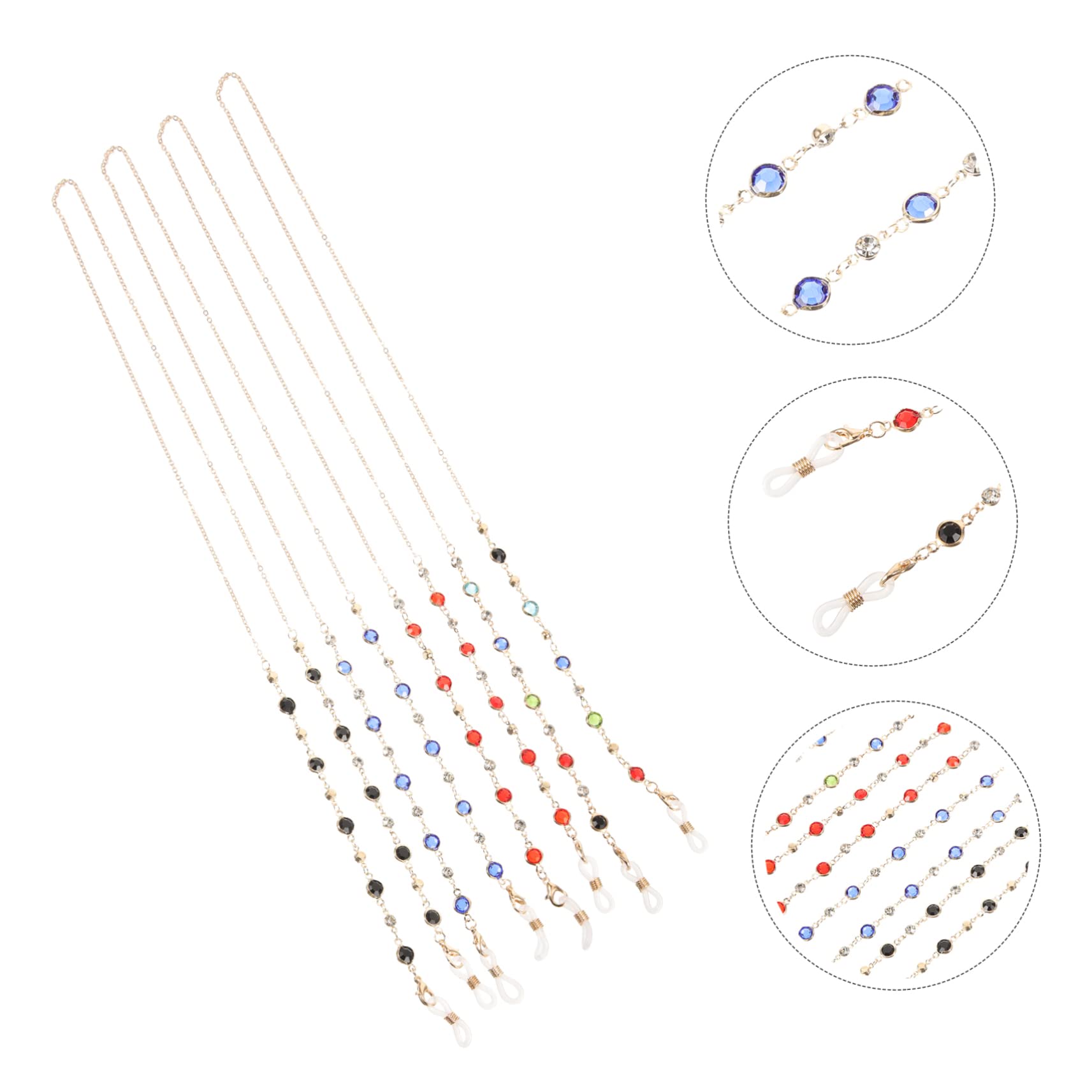 20piezas Cadena De Gafas De Mujer Cuentas De Elegante y Versátil Como Collar Para Gafas De Sol y Accesorios De Moda Para Ocasiones Especiales