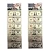 Total 12 Piece of Small Size American Dollar $1, 5, 10, 20, 50 $100 Bill Millionaire Lucky Money Magnet Patriotic Souvenir Office Board Desk Door Fridge Magnets,Learning Resources,Magnetic Money