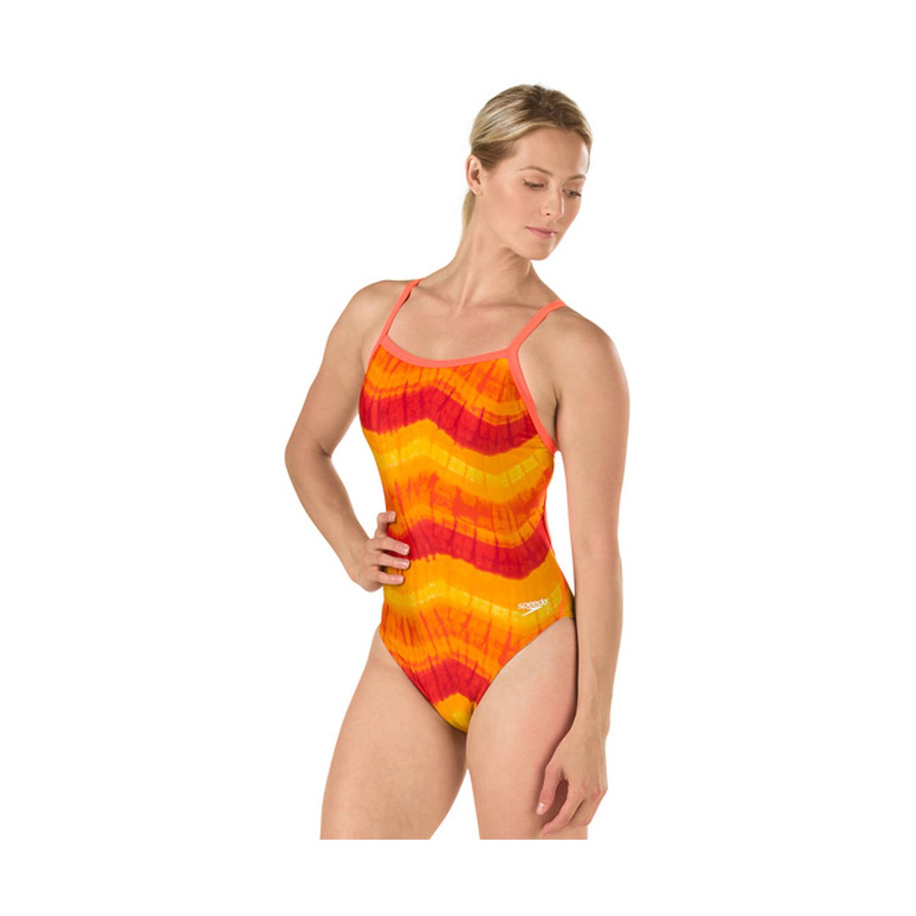 Speedo Bye Tie Dye Flyback ProLT One Piece Swimsuit - Adult